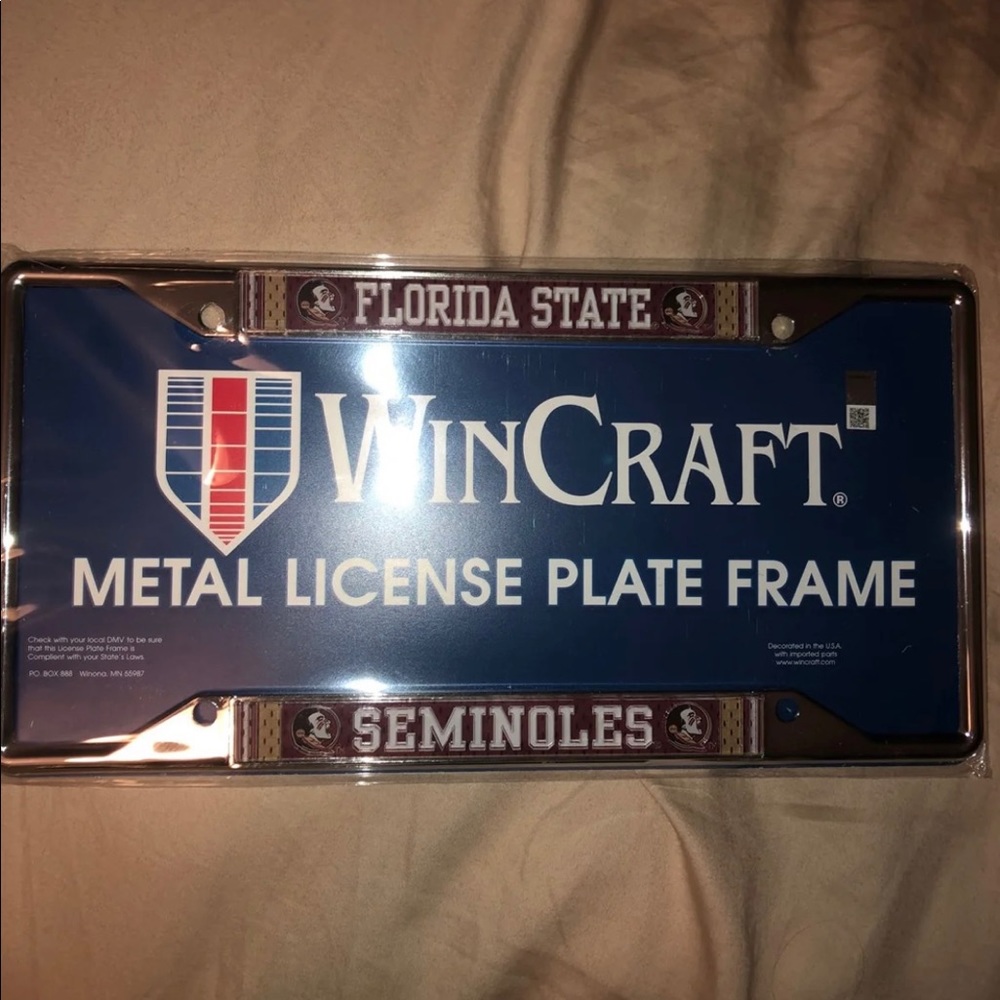 fsu license plate